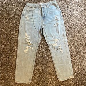 Insane GeneLight Blue Mom Fit Jeans